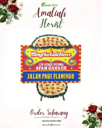 Bunga Papan Congratulation di Dprd Provinsi Kalimantan Tengah