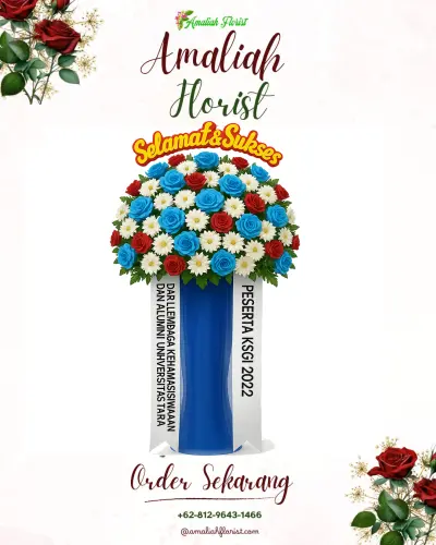 Standing Flower di Dprd Provinsi Kalimantan Tengah